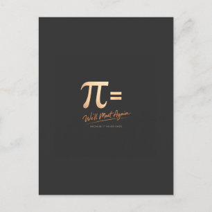 Carte Postale Chemise de la Journée Pi – PI = Nous nous reverron