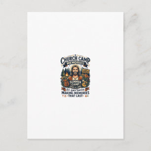 Carte Postale Chemise de nostalgie de camp de VBS de l'église de