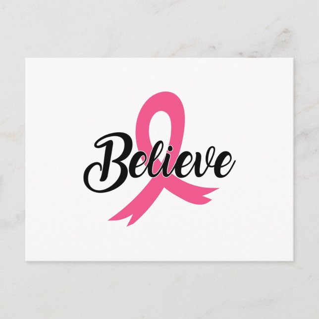 Carte Postale Chemise de sensibilisation au cancer du sein (Devant)