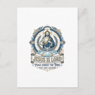 Carte Postale Chemise Vintage Eschatologie Prophétie Jésus Chrét