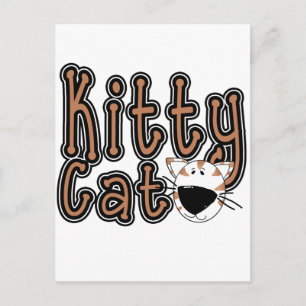 Carte Postale Chemises et cadeaux Cute Kitty Cat