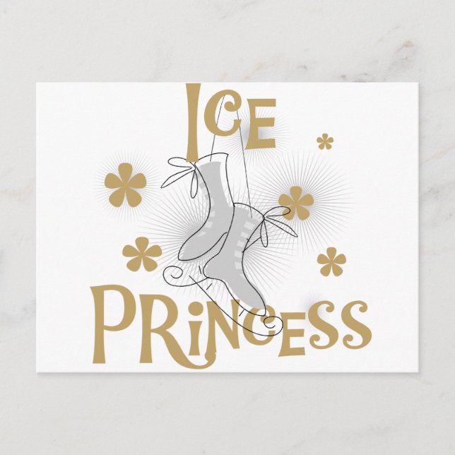 Carte Postale Chemises et cadeaux de la Princesse de glace (Devant)