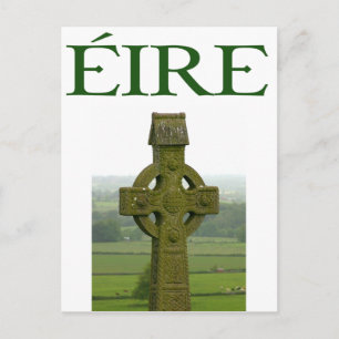 Carte Postale Chemises et cadeaux irlandais Celtic Cross Eire