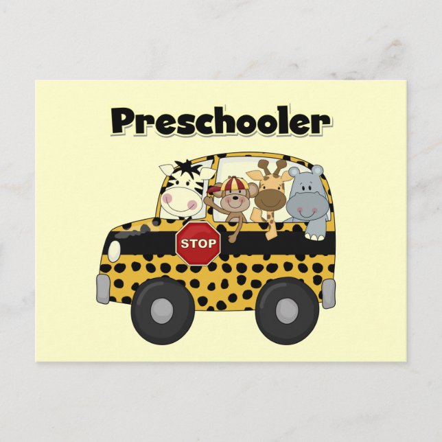 Carte Postale Chemises et cadeaux pour enfants d'âge préscolaire (Devant)