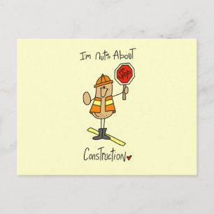 Carte Postale Chemises et Cadeaux sur la Construction qui sont N