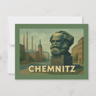 Carte Postale Chemnitz Allemagne Art de ville