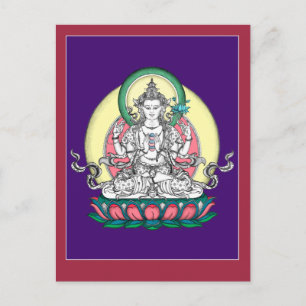 CARTE POSTALE Chenrezig / Avalokiteshvara