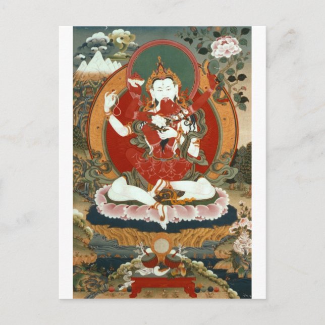 CARTE POSTALE CHENREZIG GYALWA GYATSO (Devant)