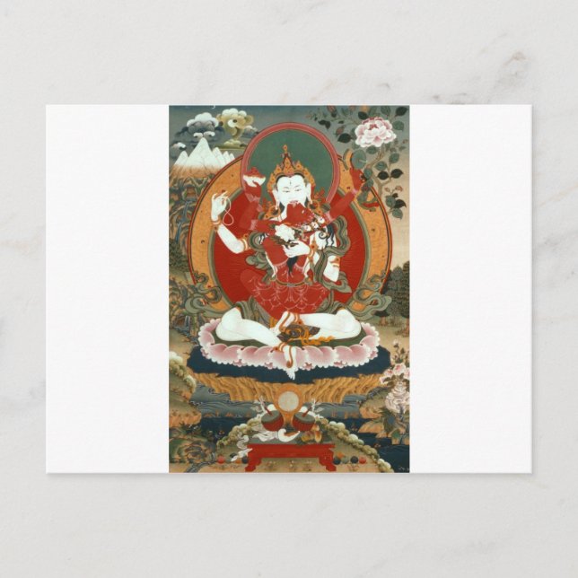 CARTE POSTALE CHENREZIG GYALWA GYATSO (Devant)