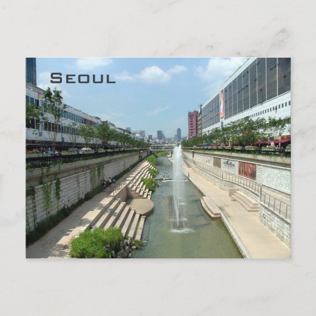 Carte Postale Cheonggye Stream (Devant)