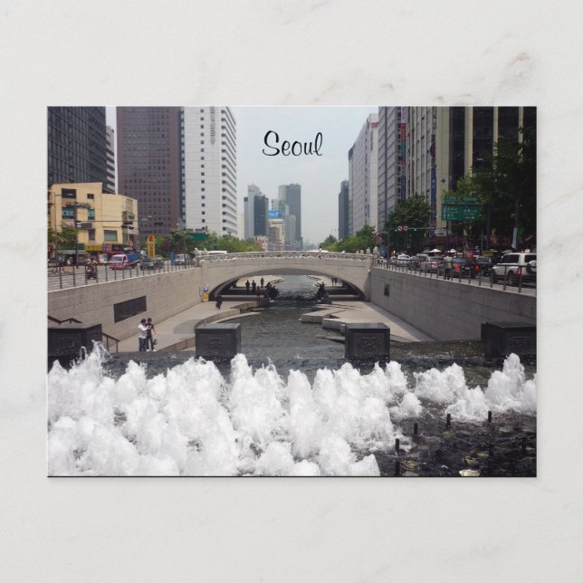 Carte Postale cheonggyecheon seoul (Devant)