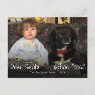 Carte Postale Cher Père Noël   Funny Christmas Fun Ajouter Votre