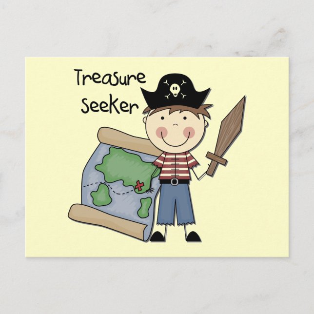 Carte Postale Chercheur de trésors - T-shirts et cadeaux pour ga (Devant)