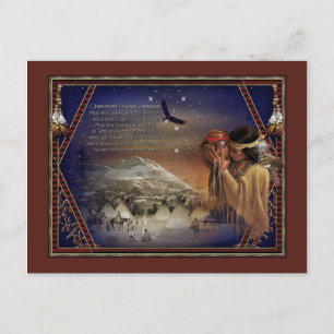 Carte postale Cherokee Blessing Native American