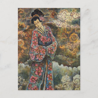 Carte Postale Cherry Blossom Geisha, Produits d'art