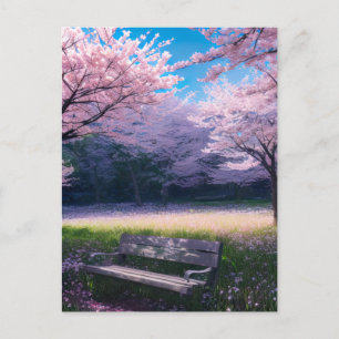 Carte Postale Cherry Blossom Park