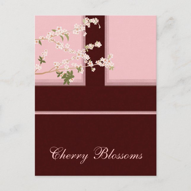 Carte postale Cherry Blossoms (Devant)