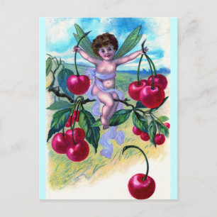Carte postale Cherry Fairy