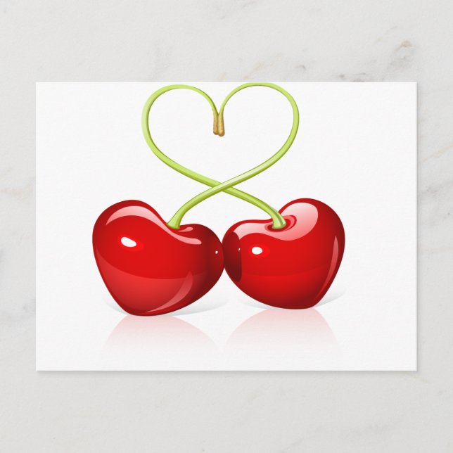 Carte Postale Cherry Heart (Devant)