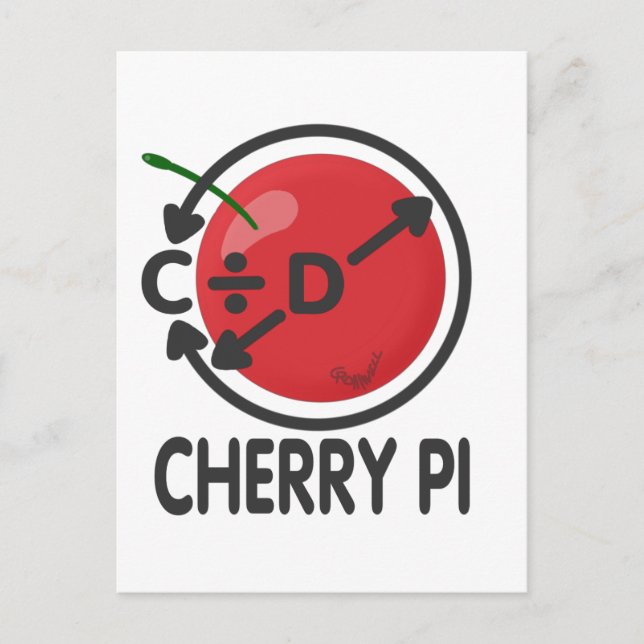 Carte Postale Cherry Pi (Devant)