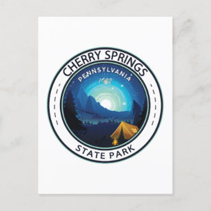 Carte Postale Cherry Springs State Park Pennsylvania Badge