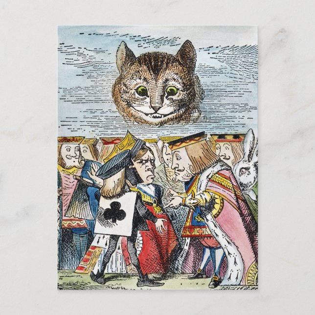 Carte Postale Cheshire Chat, 1865 (Devant)