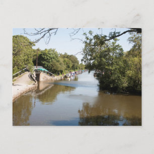 Carte Postale Cheshire de Poynton supérieur du canal Macclesfiel