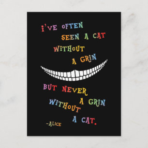 Carte Postale Cheshire Grin IV