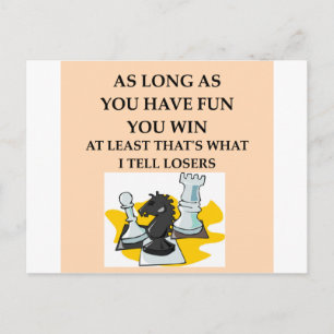 CARTE POSTALE CHESS