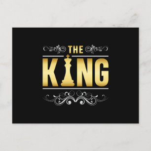Carte Postale Chess Chess Board King Checkmate Board Jeu cadeau