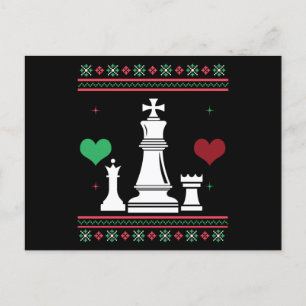 Carte Postale Chess Ugly Christmas