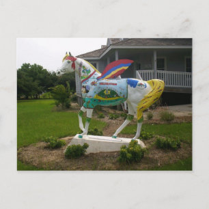 Carte Postale Cheval à ailes piraté