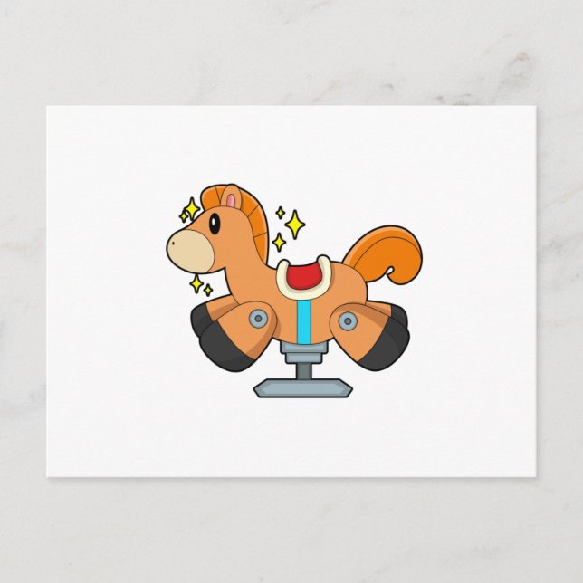 Carte Postale Cheval à roche (Devant)