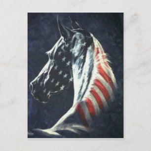 Carte Postale Cheval américain