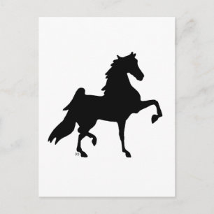 Carte Postale Cheval américain à selle
