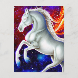 Carte Postale Cheval cosmique