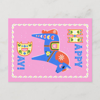 carte postale cheval de Dala