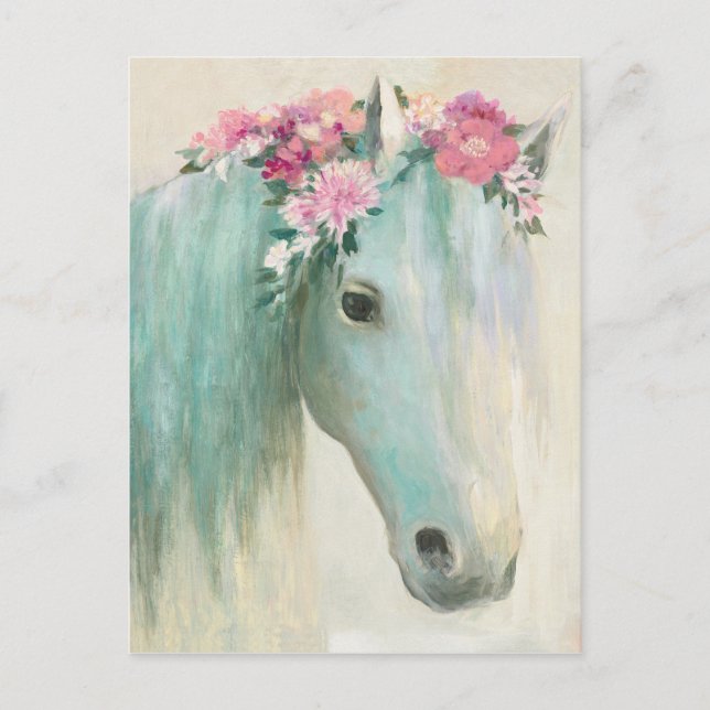 Carte Postale Cheval de Festival (Devant)