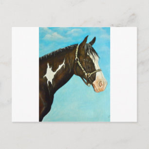 Carte Postale Cheval de peinture