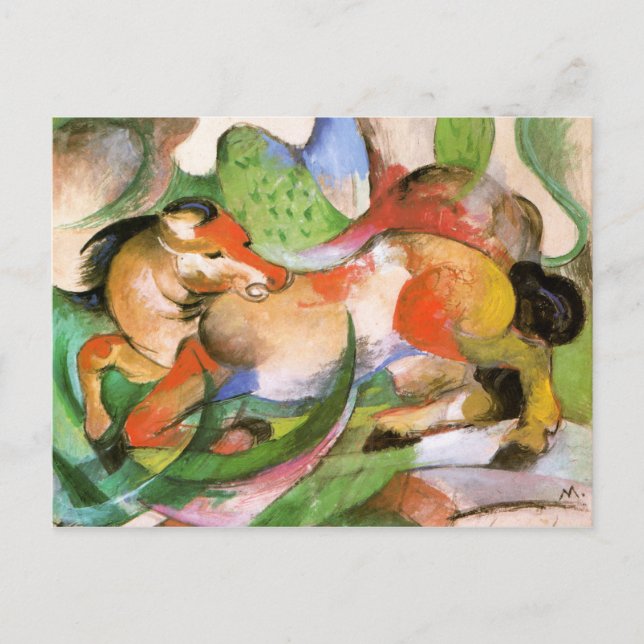 Carte Postale Cheval de saut (Springendes Pferd) (Devant)