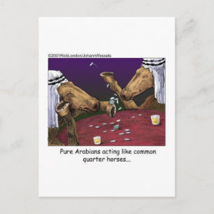 Carte Postale Cheval Dons Cartoon Tee - shirts & Objets de colle