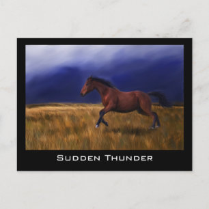 Carte Postale Cheval du tonnerre