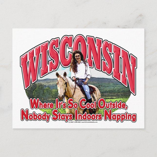 Carte Postale Cheval du Wisconsin (Devant)