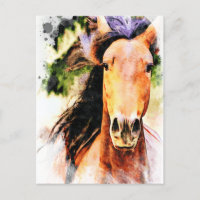 *~* Cheval Équine Artistique AR22 Artsy Imprimer S