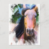 *~* Cheval Équine Artistique AR22 Pastel Artistiqu