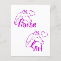 Cheval fille en violet avec tête de cheval Police