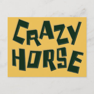 Carte Postale cheval fou