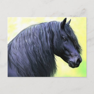 Carte Postale cheval frit