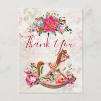 Cheval rocheux victorien Merci de Noël