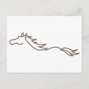 Carte Postale Cheval sauvage